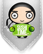 Логотип компании Sushi time