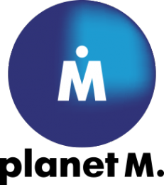 Логотип компании Planet. M outlet