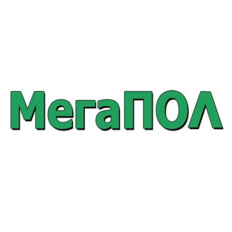 Логотип компании МегаПОЛ напольные покрытия